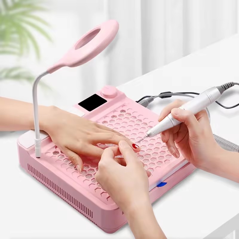 손톱 먼지 기계 수집기는 보이지 않는 입자로부터 폐를 어떻게 보호합니까?